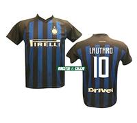 Inter F.C Maglia Replica Home NEROAZZURRA CASA Autorizzata Ufficiale LAUTARO 10" 2018/2019 (Bambino Anni 2 4 6 8 10 12) Adulto (S M L XL) (L)