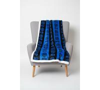 INTER F.C. Plaid in caldo pile agnellato cm. 130 x 160 ORIGINALE