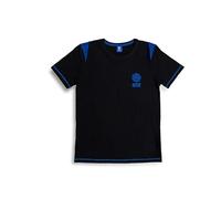 Inter F.C, T-Shirt Girocollo Underwear, Maglietta Maniche Corte, Nero Azzurro, Intimo, Prodotto Ufficiale