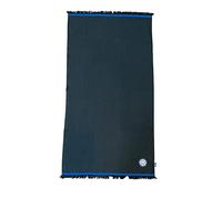 F.C. Inter, Telo Mare Con Frange, Telo Foutà Mare e Piscina, 100% Cotone, Cm.85x160, Prodotto Ufficiale