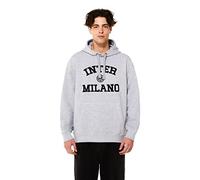 Inter Felpa con Cappuccio Uomo, Prodotto Ufficiale Inter, Collezione Back to Stadium