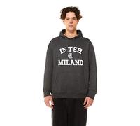 Inter Felpa con Cappuccio Uomo, Prodotto Ufficiale Inter, Collezione Back to Stadium