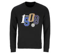 Inter - Felpa Crew College 1908, Felpa Girocollo da Bambino, Prodotto Ufficiale, Nero, 8 Anni