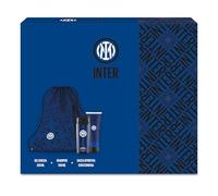 INTER | Gift Set Bag, Include Shampoo da 200 ml, Shower Gel da 250 ml e Sacca Portascarpe