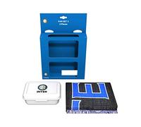 Inter Gift Set Portamerenda e Sciarpa, Regalo per Tifoso Gioventù Unisex, Nero e Blu, Standard