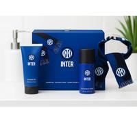 INTER Gift Set Uomo - Deodorante 150 ml + Shower Gel 200 ml + Sciarpa Ufficiale