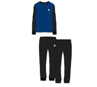 Inter hermet pigiama ragazzo lungo in puro cotone prodotto ufficiale art. T20 2055 (royal, 14 anni)