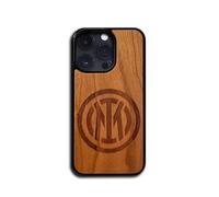 Inter Iconic Puzzles, Cover Ufficiale In legno 100% sostenibile, Custodia Compatibile con iPhone 14 Plus, resistente, idea regalo