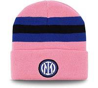 Inter IN2122/BER/ROS Cappellino Calcio, Rosa Con Strisce Nero/Blu, Taglia Unica