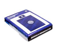 Inter linea Home Set letto singolo 3 pezzi (lenzuolo, copripiumino, federa) in 100% cotone con Snake all over pattern e logo squadra - Blu royal