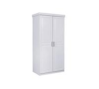 ARMADIO IN LEGNO MASSELLO 2 ANTE colore bianco
