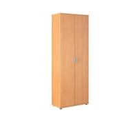 Inter Link - Armadio multiuso - Armadio per archiviazione - Armadio multiuso - 2 ante - Larghezza: 70 cm - Profondità: 34 cm - Altezza: 190 cm - incl. 5 ripiani - Rivestito in melaminico - Vetra - Riproduzione in faggio