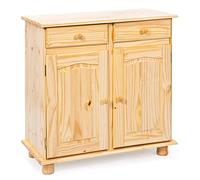 MOBILE CREDENZA SOGGIORNO BUFFET PAMINA 2 ANTE + 2 CASSETTI 88x43x87H PINO MASSE