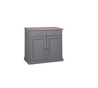 MOBILE SOGGIORNO CREDENZA BUFFET LUZERNA 2 ANTE + 2 CASSETTI 90x45x86H PINO MASS