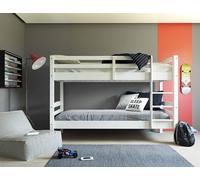 LETTO A CASTELLO RICK TRASFORMAZIONE 2 LETTI SINGOLI 200x102x148H PINO BIANCO