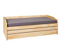LETTO SINGOLO LOTAR 90X200 ESTRAIBILE E TRASFORMABILE IN 3 LETTI O MATRIMONIALE