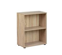 LIBRERIA PARINI 2 LIVELLI 60x30x75H LAMINATO FINITURA ROVERE