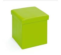 Inter Link - Scatola portaoggetti con coperchio - Scatola pieghevole - Scatole lavabili - Poliuretano - Scatole - Per vestiti, giocattoli - Spazio di archiviazione - 38 x 38 x 38 cm - Verde- Setti