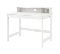 Scrivania ufficio camera cameretta Hilda cm 110 x 69 x 76/91h Bianco INTER LINK