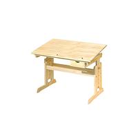 SCRIVANIA JULIA REGOLABILE CON PORTAOGGETTI 109X55X63/96H PINO MASSELLO FINITURA