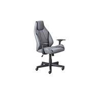 Inter Link - Sedia da ufficio - Sedia girevole - Poltrona direzionale - Altezza regolabile in continuo - Schienale ergonomico - Carico massimo 120 kg - Lysander