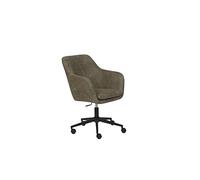 Inter Link - Sedia girevole - Sedia da ufficio - Home Office - Sedile a secchiello - Altezza regolabile - Ruote di sicurezza - Workrelaxed - Fino a 100 Kg circa - Khaki