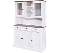MOBILE SOGGIORNO CREDENZA WESTERLAND 5ANTE+3CASSETTI 131x45x181H PINO MASSELLO V