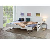 Inter Link Vindas Estraibile, Pino, Bianco, 209 x 97 x 62 cm