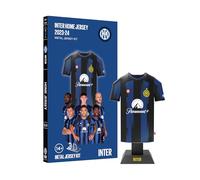 INTER - Maglia Home Jersey 2023-2024 Miniatura Alluminio da Assemblare - Calcio, Milano, Idea Regalo, Oggetto da Collezione, Prodotto Ufficiale