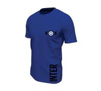 Inter Maglia Mezza Manica in Cotone t-Shirt seconda Stella (XXL, Royal)