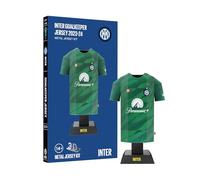 INTER - Maglia Portiere 2023-2024 Miniatura Alluminio da Assemblare - Calcio, Milano, Idea Regalo, Oggetto da Collezione, Prodotto Ufficiale