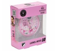 Inter Miami Lionel Messi #10 Pallone da calcio Oggetto da collezione 14 cm 850056417327 rosa Taglia:taglia unica