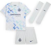 Inter Milano 2025/26 Stadium Away - Maglia da calcio Nike Replica per bambini più piccoli, Ghost Aqua/Bianco/Blue Void, HJ5620-497, L