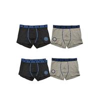 Inter Original Boxer Uomo Intimo in Cotone per Uomo Intimo, Eccellente qualità Stile Italiano, Multicolore Taglie Regolari da S a 2XL (IT, Testo, L, Regular, Regular, 4, Multicolore)