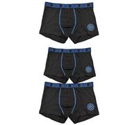 Inter Original Boxer Uomo Intimo in Cotone per Uomo Intimo, Eccellente qualità Stile Italiano, Multicolore Taglie Regolari da S a 2XL (IT, Testo, M, Regular, Regular, 6, Multicolore)