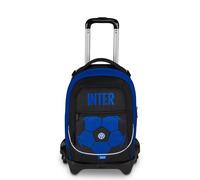 Seven Trolley Scuola Jack 3 Ruote Inter, Blu, 33 L, Scomponibile, Cross-over System, 3 in 1, Uso Zaino, Tasca frontale, Scuola elementare e media, Bambino, Ragazzo, Calcio, Prodotto ufficiale