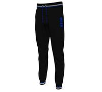 Inter Pantalone Lungo Uomo in 100% Cotone in French Terry Tuta Prodotto Ufficiale (IT, Testo, M, Regular, Regular, Modello 2035)