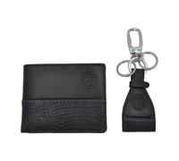 Inter Parure Portafoglio Slim e Portachiavi 100% Pelle 153445