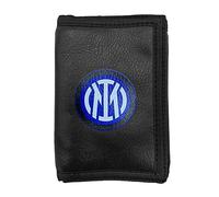 Inter Portafoglio a Strappo in PU Prodotto Ufficiale Official Merchandising, Nero