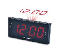 Inter Sales Denver CPR-710 Sveglia digitale Rettangolo Nero PLL Radio/Cicalino