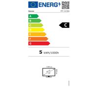Denver PFF-1023BU - Cornice digitale Wi-Fi da 10,1 pollici con app FRAMEO - IPS touch screen, 16 GB di memoria, inviare foto e video tramite smartphone, cornice digitale per famiglia e anziani