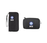 Inter Set Box Idea Regalo Natale o Compleanno, 2 prodotti, Porta documenti e Pochette, Prodotto Ufficiale 154014