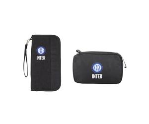 Inter Set Box Idea Regalo Natale o Compleanno, 2 prodotti, Porta documenti e Pochette, Prodotto Ufficiale 154014