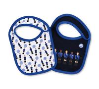 Inter - Set di 2 bavaglini Neonato, 100% cotone