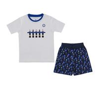 Inter Set neonato T-shirt e pantaloncino corto, Unisex 0-24 mesi, 100% cotone