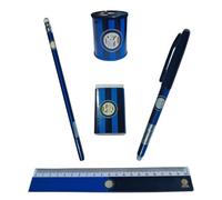 Inter set scrittura temperino due fori, gomma,righello,matita.