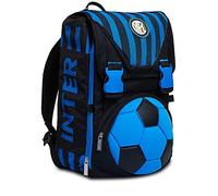 Inter Seven Zaino Estensibile INTER, Neroazzurro, Scuola & Tempo Libero, con Gadget - PALLONE, Blu/Nero