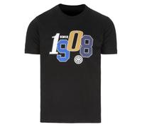 Inter - T-Shirt College 1908, Maglietta da Bambino, Prodotto Ufficiale, Nero, 12 Anni