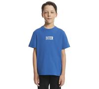 Inter T-Shirt Ufficiale - Back To Stadium 22:43 - Logo con Serpende e Due Stelle, Calcio, Sport, 100% Cotone