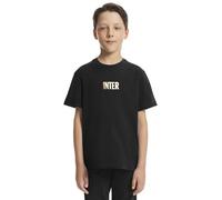 Inter T-Shirt Ufficiale - Back To Stadium 22:43 - Logo con Serpende e Due Stelle, Calcio, Sport, 100% Cotone